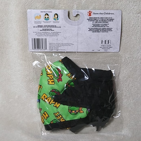 Teenage Mutant Ninja Turtles Reusable Face Masks - Picture 2 of 3
